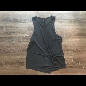 [Banana Republic] Black Knotted Tank